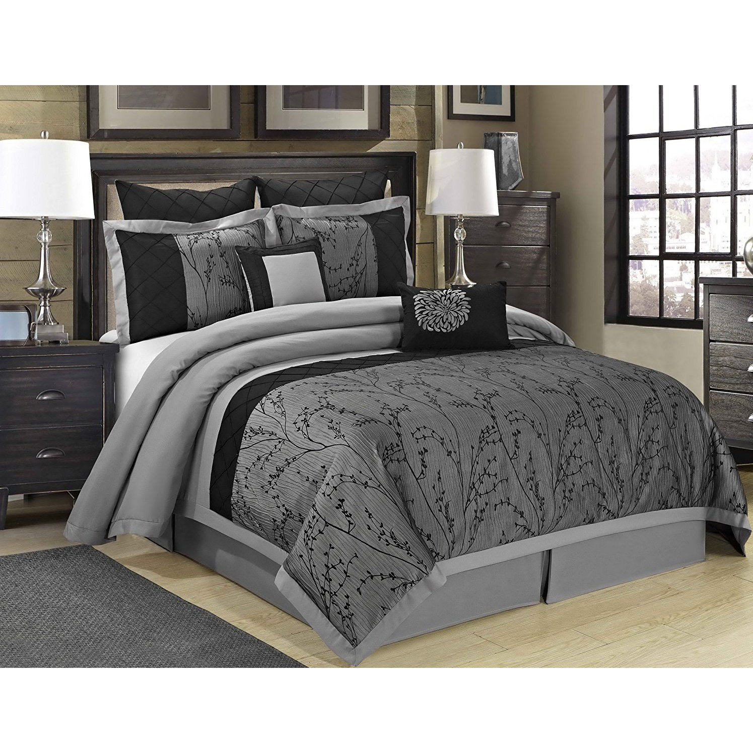 Homechoice International Group Wisteria 8 Piece Comforter Set & Reviews